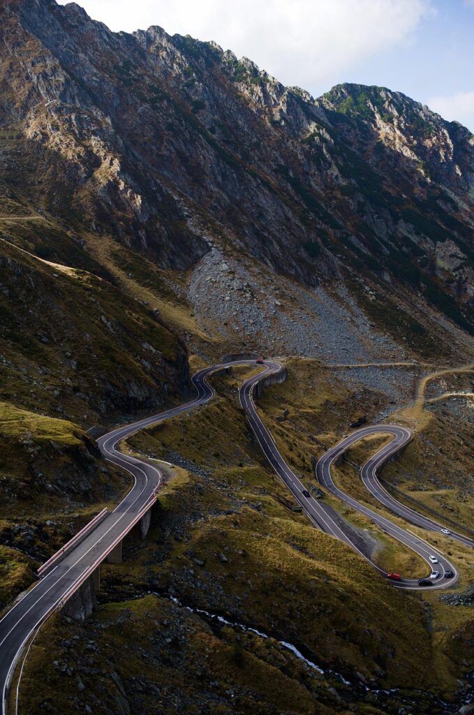 mountain, road, highway, spring, nature, nature, nature, nature, nature, nature